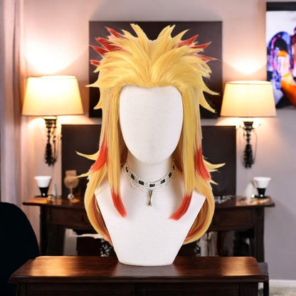 Kyojuro Rengoku, Demon Slayer, Kimetsu no Yaiba, Anime Character Wig, Anime, Character Hair
