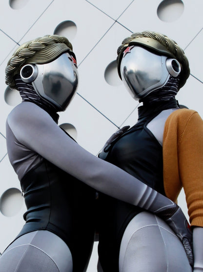 The Twins Atomic Heart Sisters Helmet Cosplay Anime Prop Mask