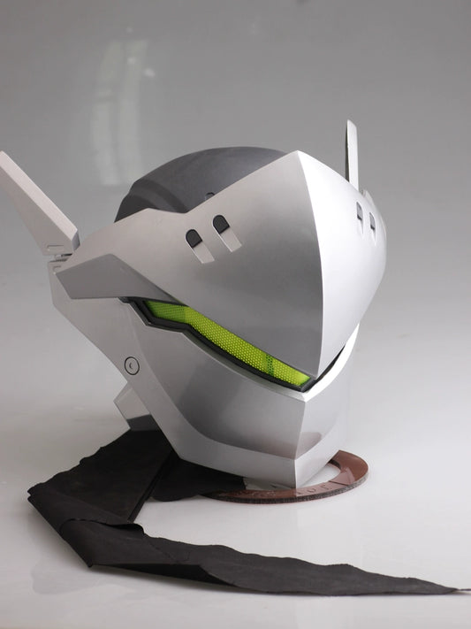 Genji Shimada Overwatch 2 Helmet Cosplay Anime Prop Mask