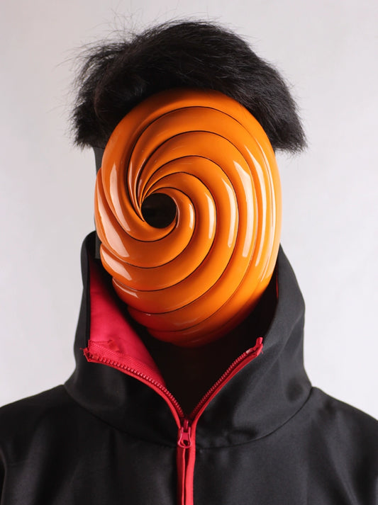Obito Uchiha Naruto Helmet Cosplay Anime Prop Mask