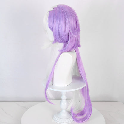 Ling Qi Writer Wild Dog Season 4 Sigma Double Spell White and Purple Long Hair Cosplay Anime Wig