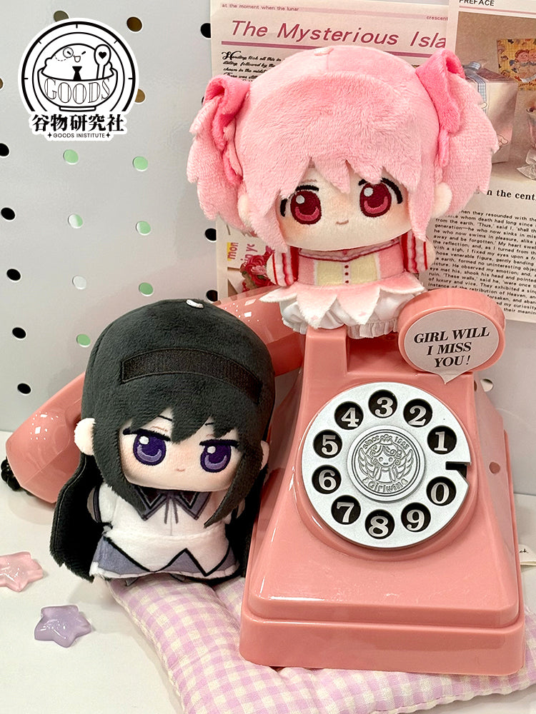 Madoka and Homura 10cm, Anime, Doll, Plush, Decor, Toy, Statue, Gift, Kawaii