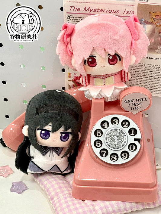 Madoka and Homura 10cm, Anime, Doll, Plush, Decor, Toy, Statue, Gift, Kawaii