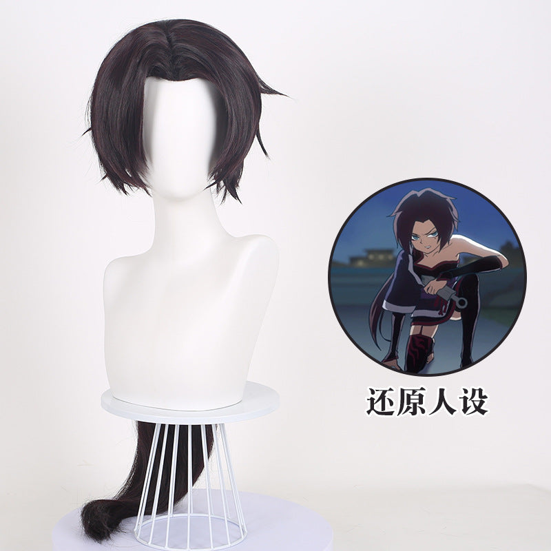 Eleven Plum Scissor Seven, Anime Cosplay Wig, Character Fake Hair