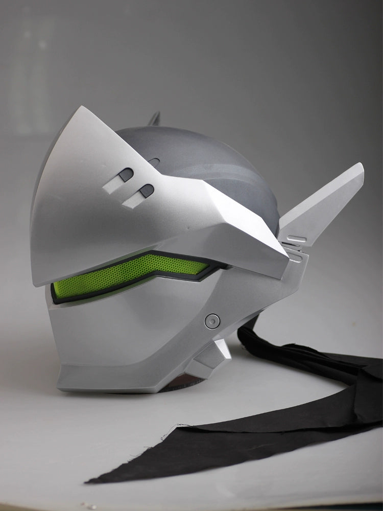 Genji Shimada Overwatch 2 Helmet Cosplay Anime Prop Mask