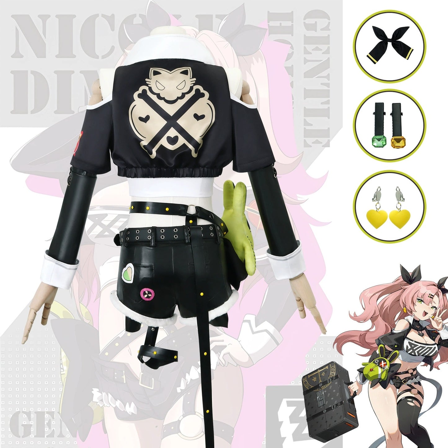 Zenless Zone Zero Nicole Demara Cosplay Costume Outfit Anime Expo Con Halloween