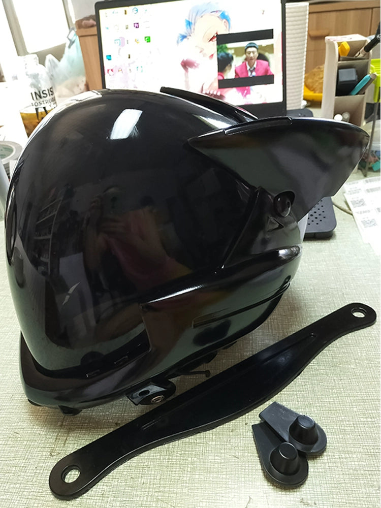 Asuka Langley Soryu Evangelion Punk Helmet Cosplay Anime Prop Mask