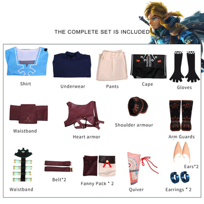 The Legend of Zelda Cosplay Costume Outfit Anime Expo Con Halloween