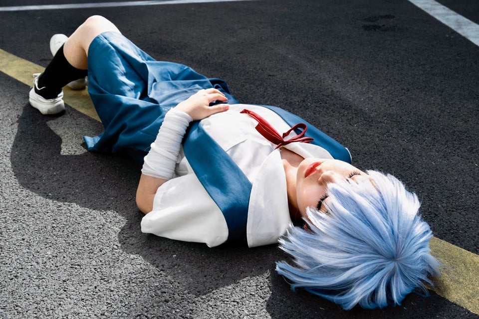 Nurse Asuka Langley and Rei Ayanami, Cosplay Costume Outfit, Anime Events, Character Outfit