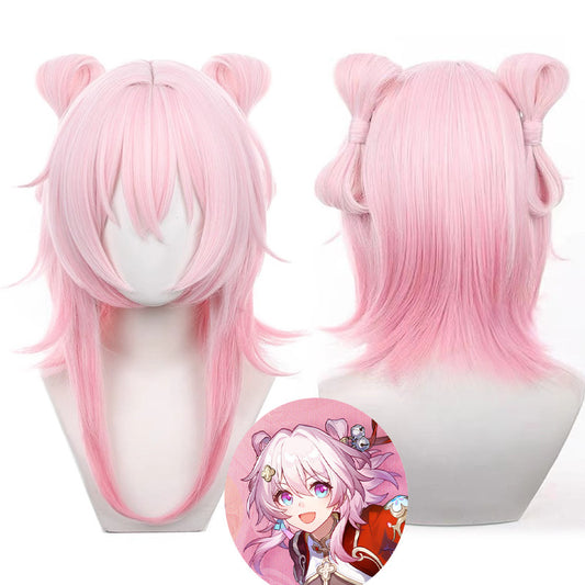 Honkai Star Rail March 7th, Anime Cosplay Wig, Character Fake Hair