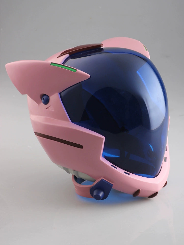Asuka Langley Soryu Evangelion Punk Helmet Cosplay Anime Prop Mask