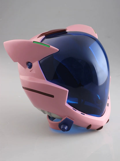 Asuka Langley Soryu Evangelion Punk Helmet Cosplay Anime Prop Mask