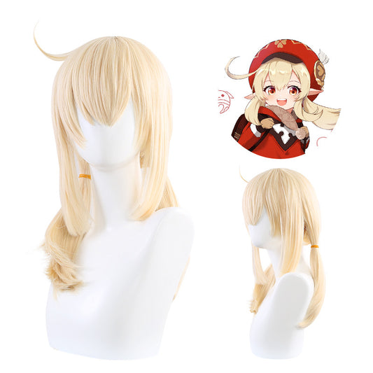 Klee Genshin Impact, Anime Cosplay Wig, Character Fake Hair