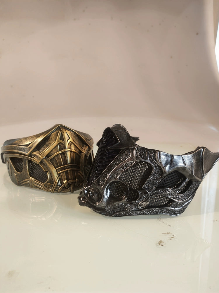 Mortal Kombat Sub-Zero and Scorpion Helmet Cosplay Anime Prop Mask
