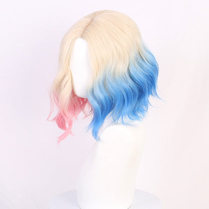 American drama Wednesday anime cos wig Enid Sinclair wolf girl European and American gradient dye
