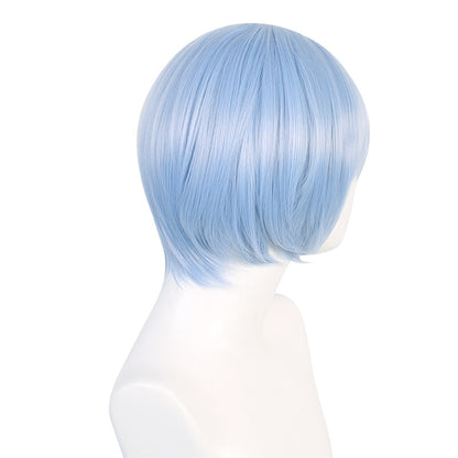 Neon Genesis Evangelion EVA Limbo Rei Ayanami Scalp Head Road Layered Short Hair Cosplay Wigs
