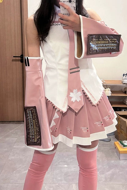 Pink Miku Upgraded Version, Cosplay Costume, Anime Outfit, Perfect for Cosplay Events