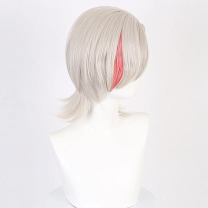 Lingqi Genshin Impact Linette Linny COS Wig Artificial Scalp Pick Dye Short Hair Factory Direct Sales