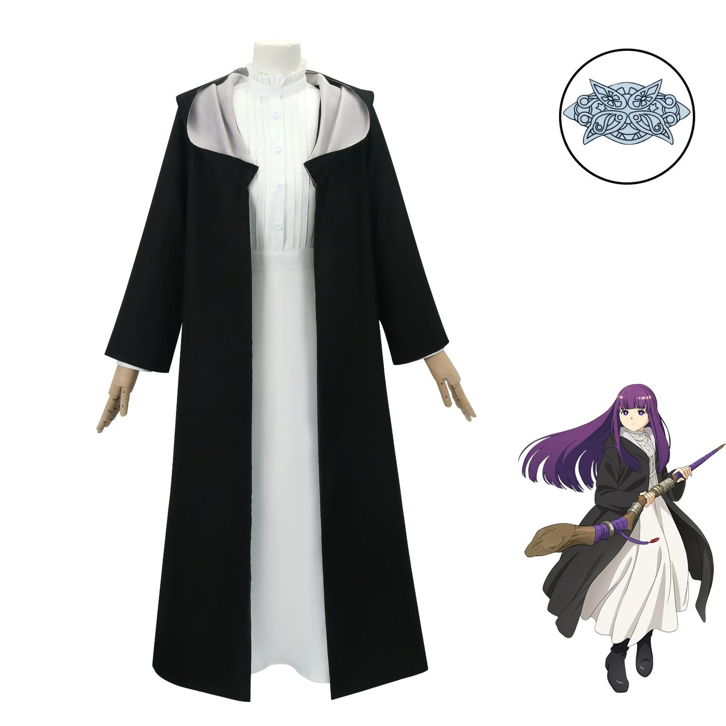 Frieren: Beyond Journey's End, Cosplay Costume Outfit Anime Expo Con Halloween