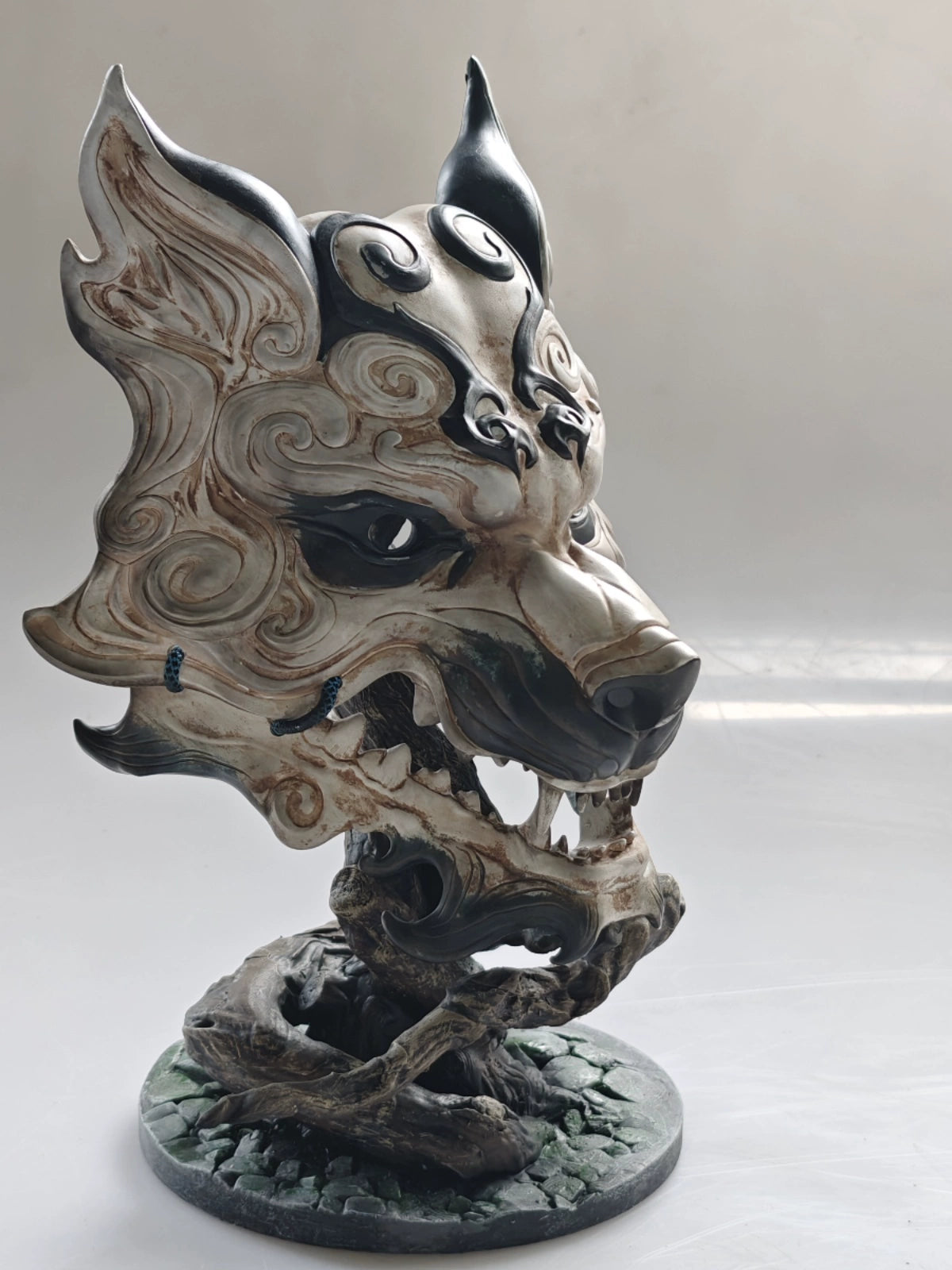 Black Myth Wukong Hundred Drama COS Model Game Peripheral Ornaments White Face Mask Monkey King