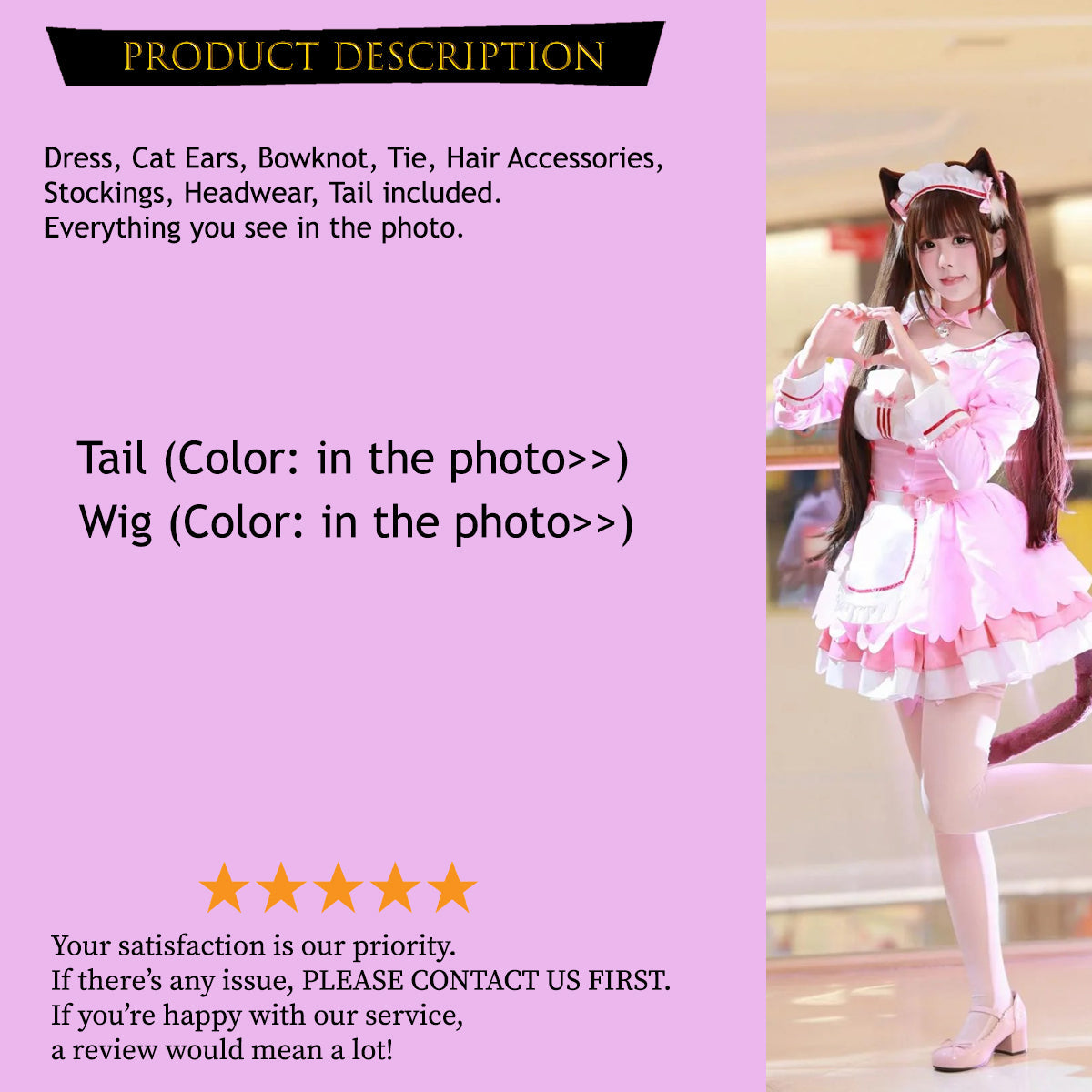 Vanilla and Chocola Maid, Cosplay Costume Outfit, Anime Events, Character Outfit