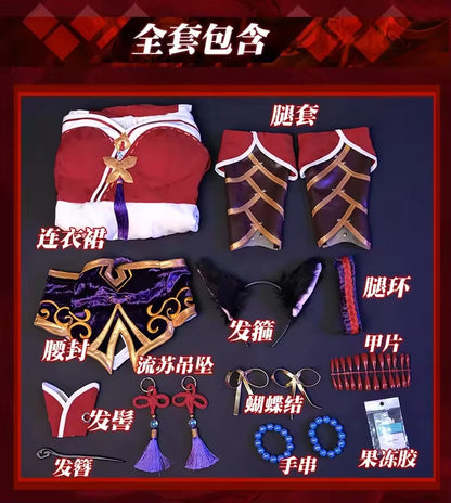 Ahri v2 League of Legends Cosplay Costume Outfit Anime Expo Con Halloween