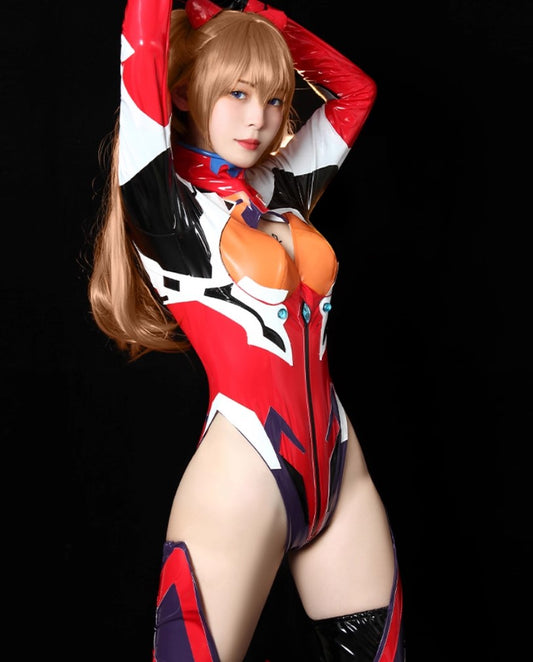 Asuka Langley Soryu Evangelion Cosplay Costume Outfit Anime Expo Con Halloween