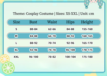 Orange Fruit Hatsune Miku Cosplay Costume Outfit Anime Expo Con Halloween