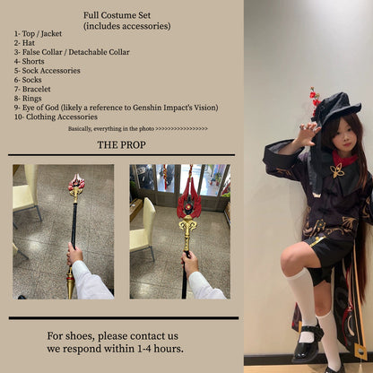Hu-Tao-Genshin, Cosplay Costume, Anime Outfit, Perfect for Cosplay Events