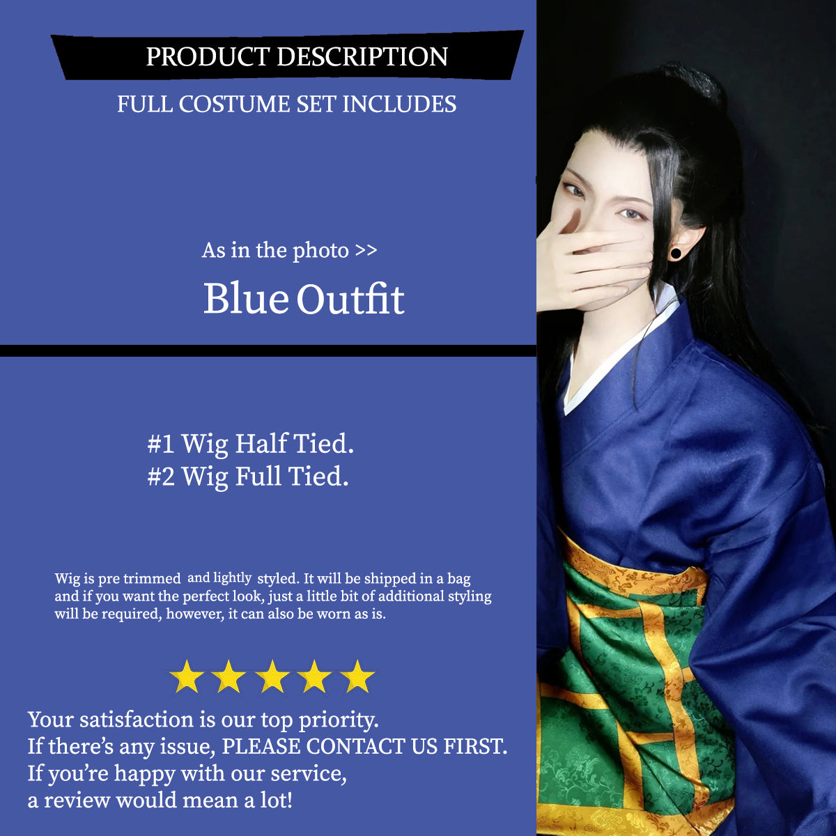 Suguru Geto Costume Outfit, Anime Events, Character Outfit