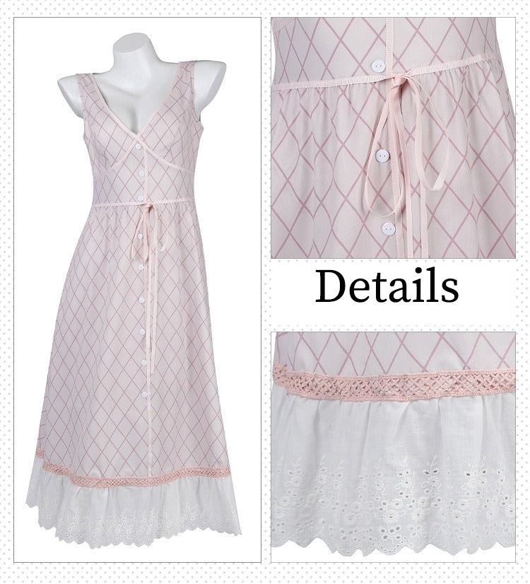 Aerith Final Fantasy 7 Cosplay Costume Outfit Anime Expo Con Halloween