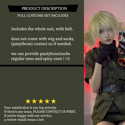 Seras Victoria Cosplay Costume Outfit, Anime Events, Character Outfit