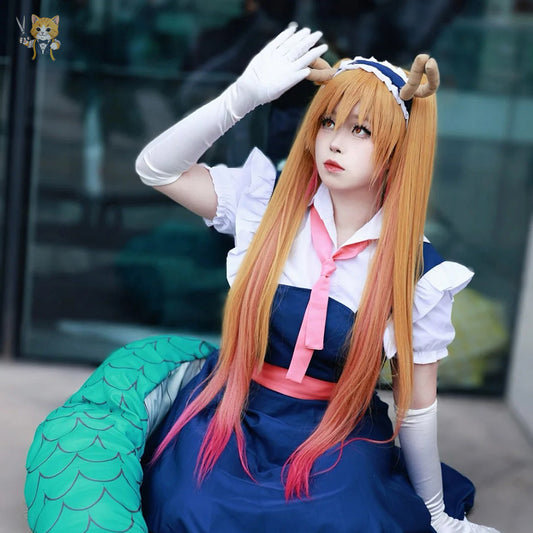 Tohru Dragon Maid Cosplay Costume Outfit, Anime Events, Character Outfit