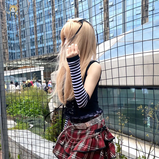 Misa Amane Goth Version Cosplay Costume Outfit, Anime Events, Character Outfit