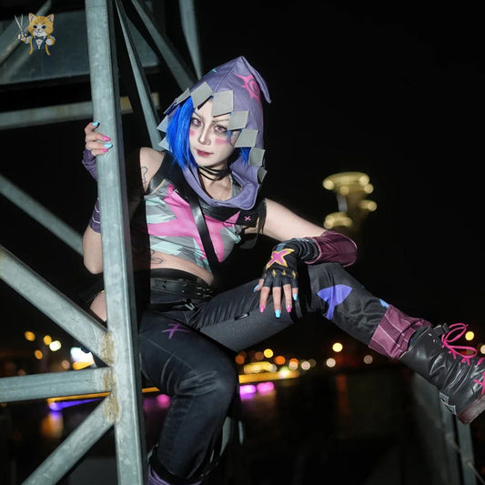 Jinx Season 2 Cosplay Costume Outfit, Anime Events, Character Outfit