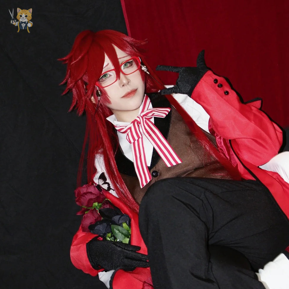 Grell Sutcliff Cosplay Costume Outfit, Anime Events, Character Outfit