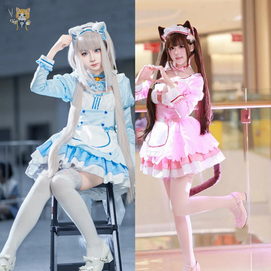 Vanilla and Chocola Maid, Cosplay Costume Outfit, Anime Events, Character Outfit