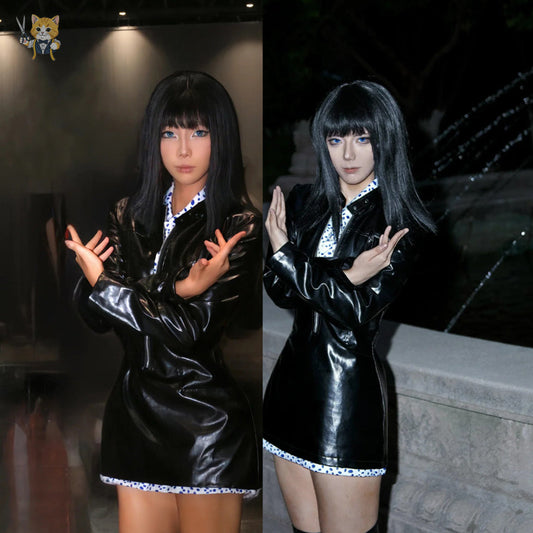 Nico-Robin Smoking Hot Black Cosplay Costume Outfit, Anime Events, Character Outfit