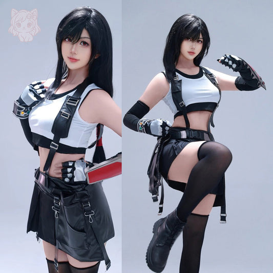 FF7-Tifa, Cosplay Costume, Anime Outfit, Perfect for Cosplay Events