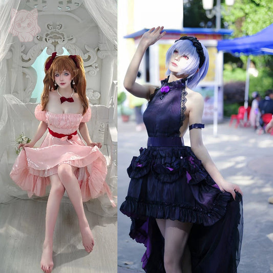 Asuka and Rei, Cosplay Costume, Anime Outfit, Perfect for Cosplay Events