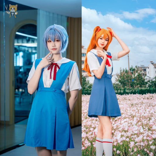 Nurse Asuka Langley and Rei Ayanami, Cosplay Costume Outfit, Anime Events, Character Outfit