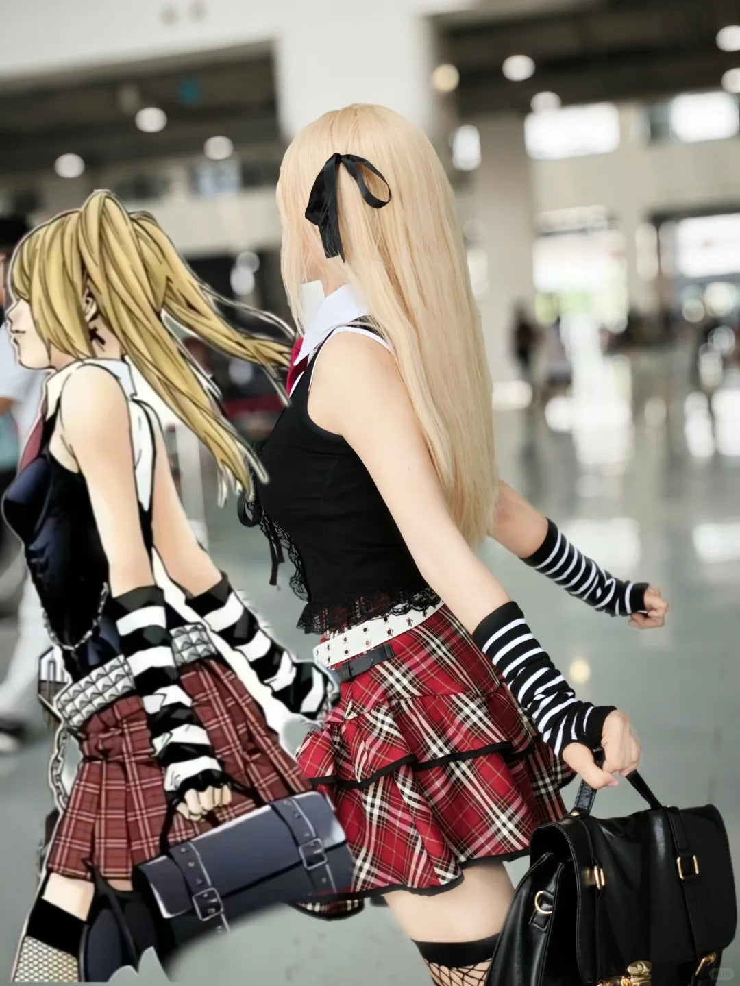 Misa Amane Goth Version Cosplay Costume Outfit, Anime Events, Character Outfit