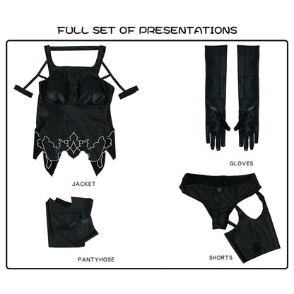 YoRHa Type A No.2 Nier Automata Spicy Cosplay Costume Outfit Anime Expo Con Halloween