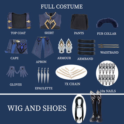 Capitano!, Cosplay Costume, Anime Outfit, Perfect for Cosplay Events
