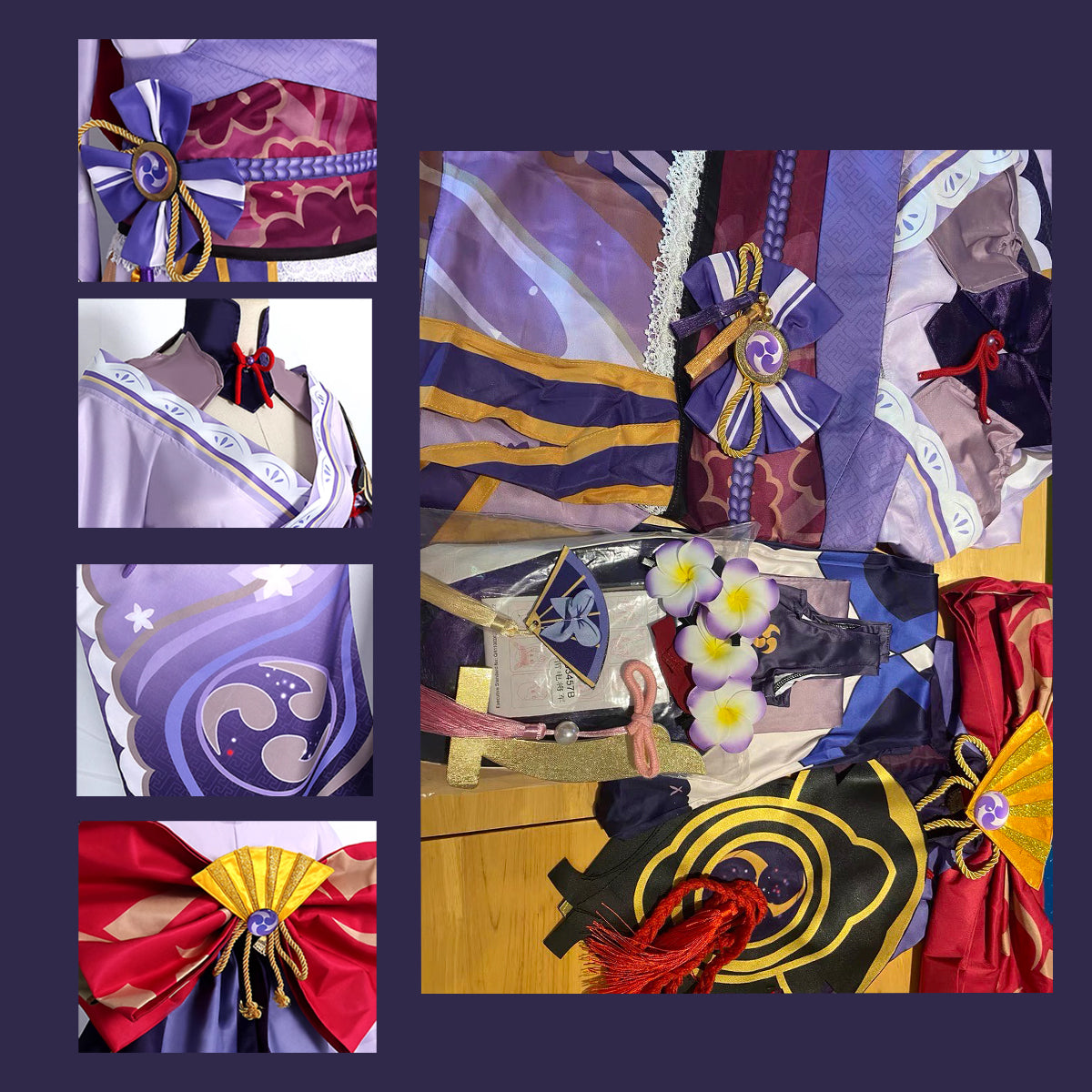 Raiden-Shogun, Cosplay Costume, Anime Outfit, Perfect for Cosplay Events