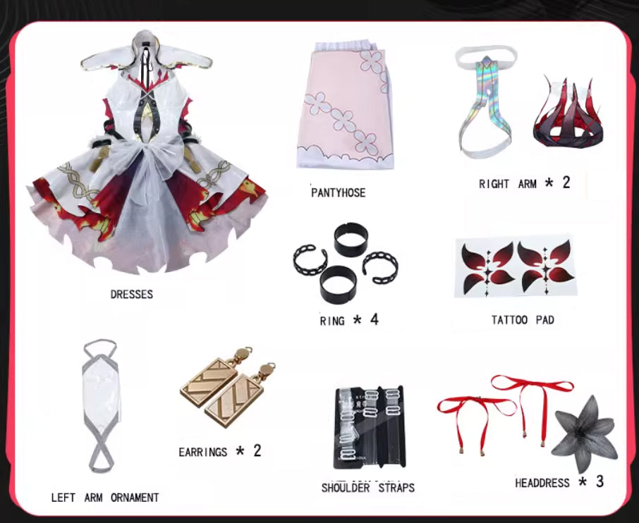 Wuthering Waves Chun Cosplay Costume Outfit Anime Expo Con Halloween