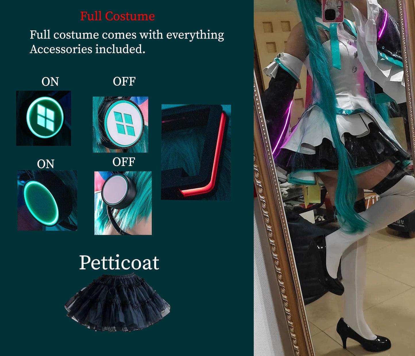 Miku 10th Anniversary, Cosplay Costume, Anime Outfit, Perfect for Cosplay Events