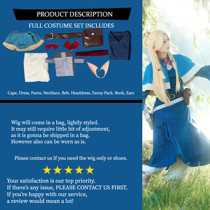 Marcille Donato Cosplay Costume Outfit, Anime Events, Character Outfit