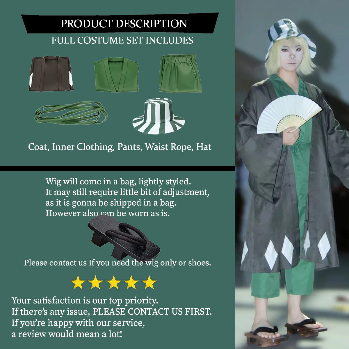 Kisuke Urahara, Cosplay Costume Outfit, Anime Events, Character Outfit
