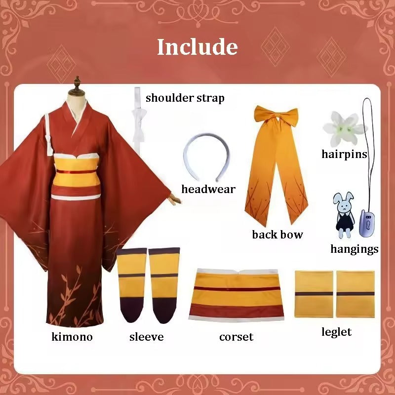 Bungo Stray Dogs Kyoka Izumi Cosplay Costume Outfit Anime Expo Con Halloween